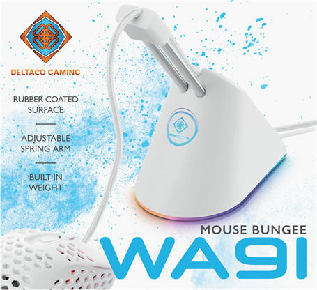 Deltaco Mouse Bungee GAM-044-W-RGB Λευκό