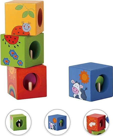 Дървено Детски Пъзел Животни за 1+ Години 4бр Classic World