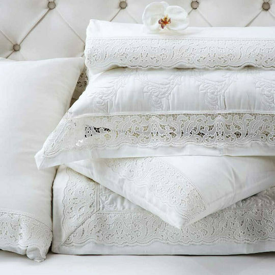 Kentia Clelia Bridal Set 7pcs with Lace 230x250cm