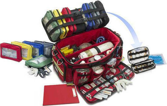 Elite Bags Ιατρικό Σακίδιο Α' Βοηθειών Critical's σε Κόκκινο Χρώμα