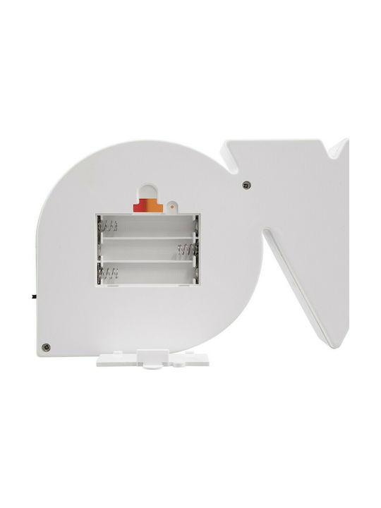 GloboStar Διακοσμητικό Φωτιστικό Rainbow LED Ψυχρό Λευκό 6000K Love 37εκ.