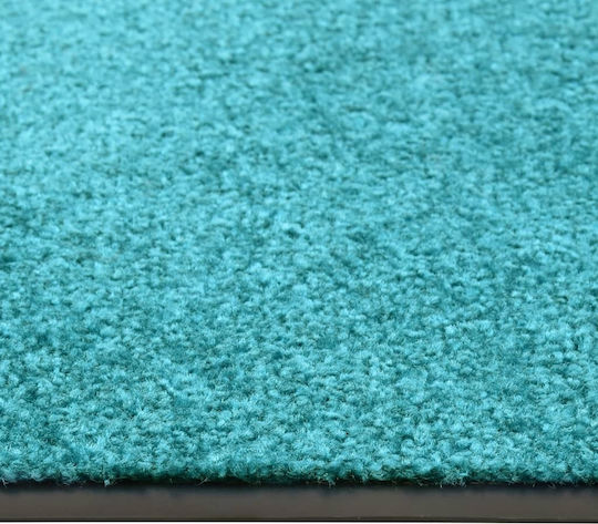 vidaXL Entrance Mat Carpet with Anti-slip Backing Blue 120x180cm