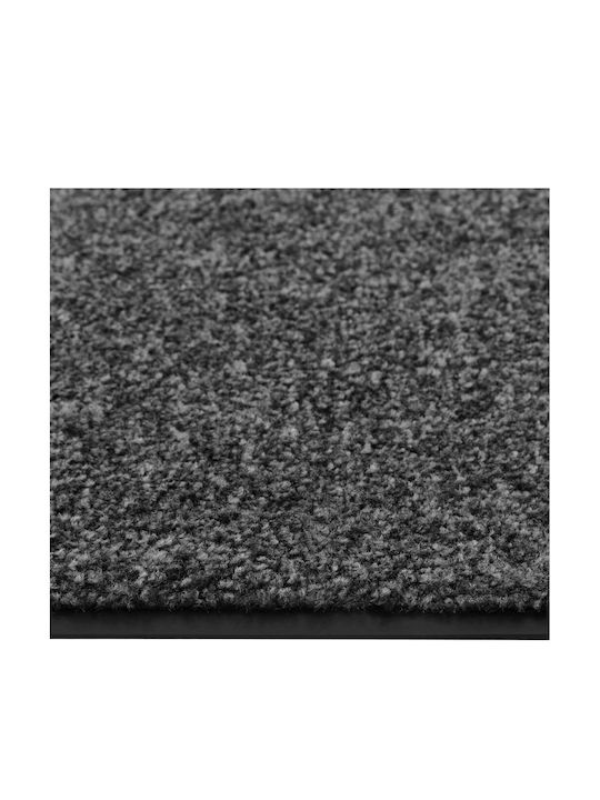 vidaXL Entrance Mat Carpet with Anti-slip Backing Charcoal 90x120cm