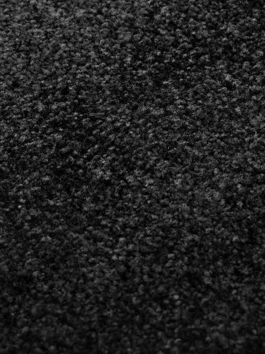 vidaXL Entrance Mat Carpet with Anti-slip Backing Black 120x180cm