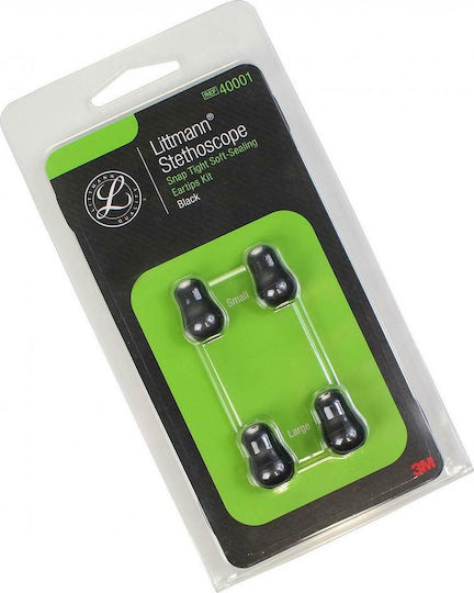 3M Stethoscope Accessories Littmann Littmann Soft Olive Replacement Kit Large/Small Black