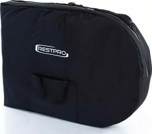 Rest Pro Classic Oval 2 Κρεβάτι Μασάζ και Φυσικοθεραπείας Φορητό/Πτυσσόμενο Μαύρο από Ξύλο 192x70εκ.