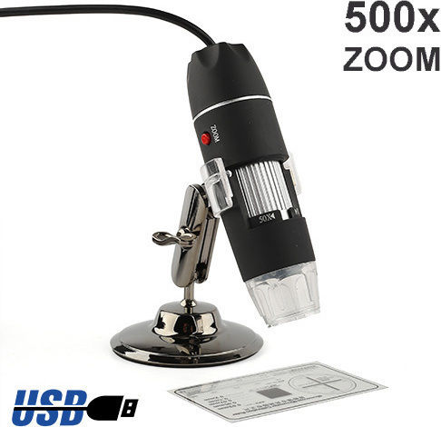 1665 Digital Monocular Microscope USB 500x