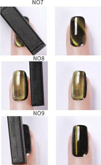 Doppelter Umkehrmagnet Cat Eye Werkzeuge für die Dekoration für Nägel in Schwarz Farbe