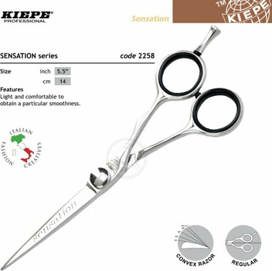 Kiepe Sensation 2258 Hair Cutting Trimming Scissor 5.5"