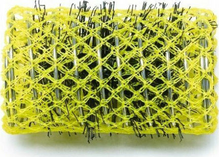 Beauty Spot Haarwickler Drahtgitter-Roller 40mm in Gelbe Farbe 6 Stück