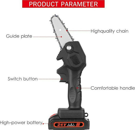 Pentru tăiere Fierăstrău cu acumulator 1kg cu lamă 10cm