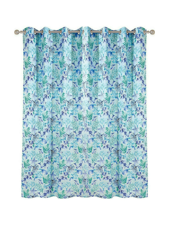 Das Home Vorhang mit Grommets 2102 Hellblaue 140x260cm