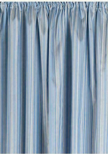 Omega Home Perdea Cu Coafură 205 Albastră Deschisă 145x270cm