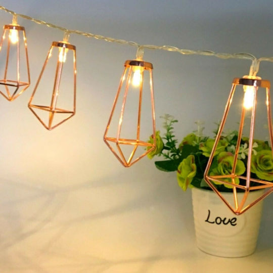 40 LED Lights 5m Warm White Battery Operated String