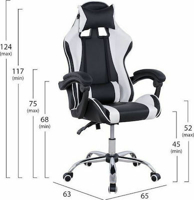 HomeMarkt HM1145.04 Gaming Stuhl Weiß