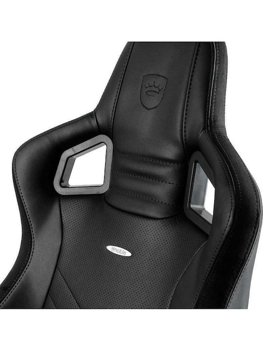 Noblechairs Epic Καρέκλα Gaming Δερματίνης με Ρυθμιζόμενα Μπράτσα Μαύρη