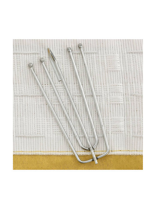 vidaXL Set of Blackout Curtains with Pencil Pleat Yellow 140x175cm