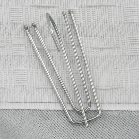 vidaXL Set Blackout Curtains With Pencil Pleat Gray 140x245cm