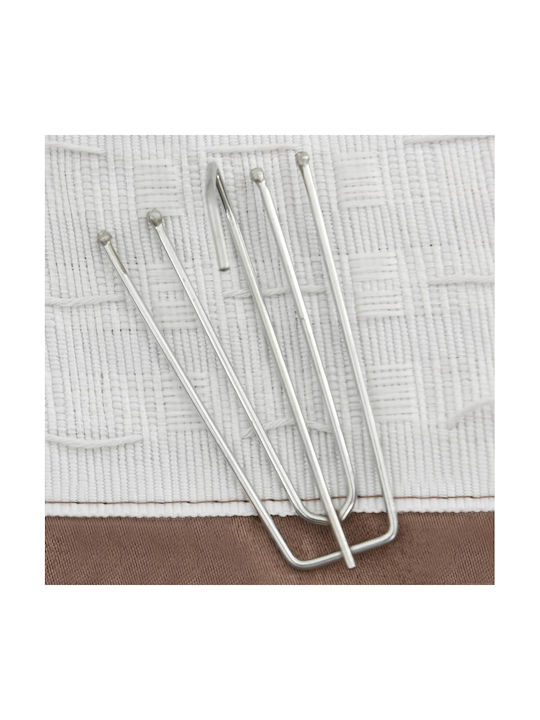 vidaXL Set Of Blackout Curtains With Pencil Pleat Taupe 140x175cm