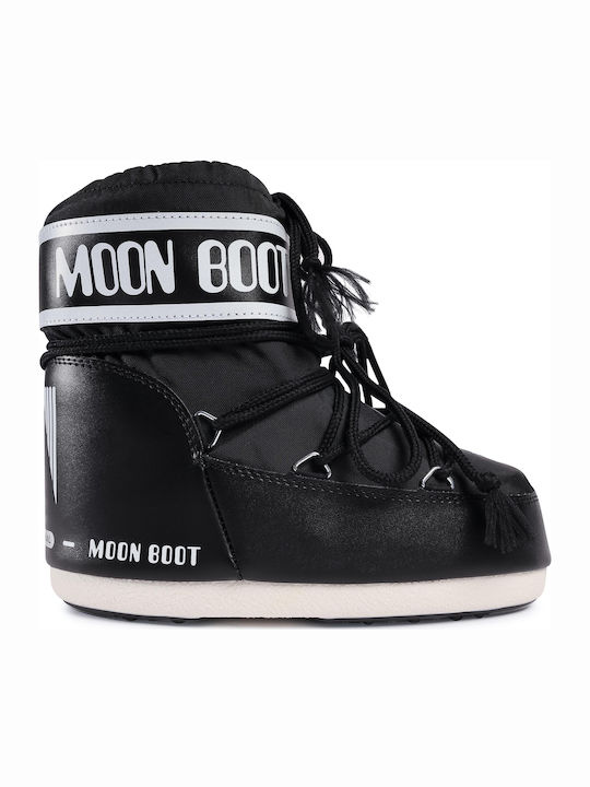Moon Boot Classic Low 2 Γυναικείες Μπότες Χιονιού Μαύρες