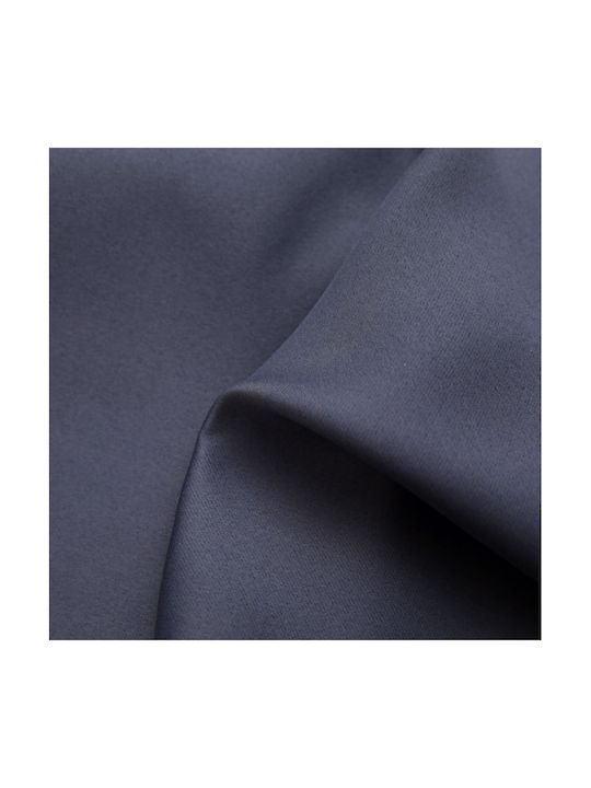 vidaXL Set Of Gray Blackout Curtains With Grommets 140x175cm