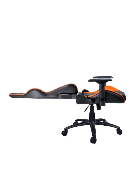 Armor Scaun Gaming Din piele ecologică cu Brațe Reglabile Portocaliu