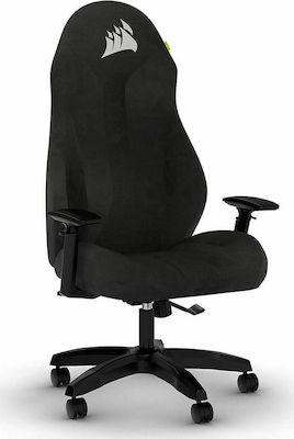Corsair TC60 Fabric Υφασμάτινη Καρέκλα Gaming με Ρυθμιζόμενα Μπράτσα Μαύρη