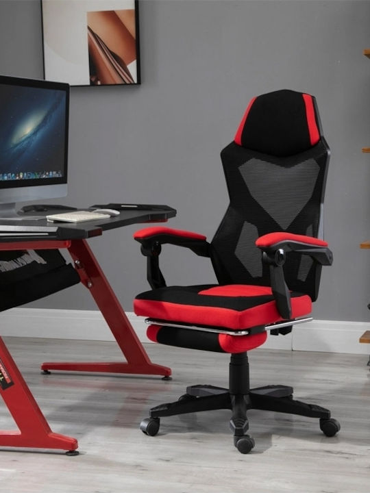 Vinsetto 921-233 Καρέκλα Gaming με Υποπόδιο Μαύρη