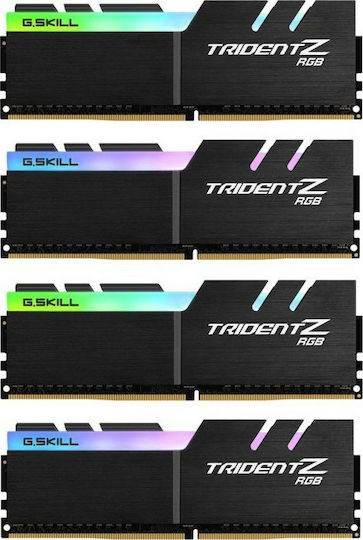 G.Skill Trident Z RGB DDR4 32GB RAM with 4x8GB Modules and Speed 3600 for Desktop