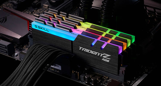 G.Skill Trident Z RGB DDR4 32GB RAM with 4x8GB Modules and Speed 3600 for Desktop