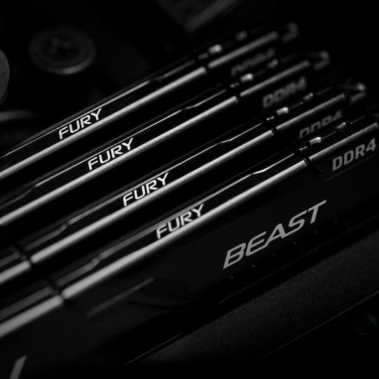 Kingston Fury Beast DDR4 128GB RAM with 4x32GB Modules and Speed 3600 for Desktop