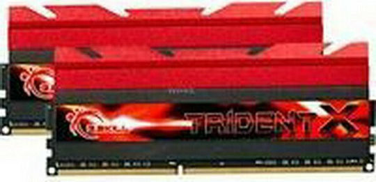 G.Skill TridentX DDR3 16GB RAM με 2x8GB Modules και Ταχύτητα 2400 για Desktop