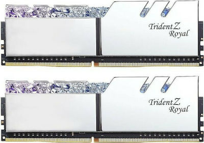 G.Skill Trident Z Royal 16GB DDR4 RAM with 2 Modules (2x8GB) and 3600 Speed for Desktop