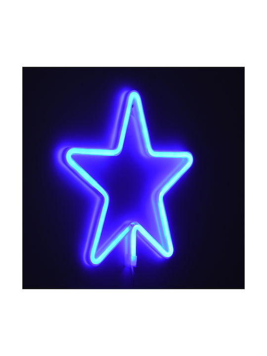 GloboStar Star Dekorative Lampe Hellblau