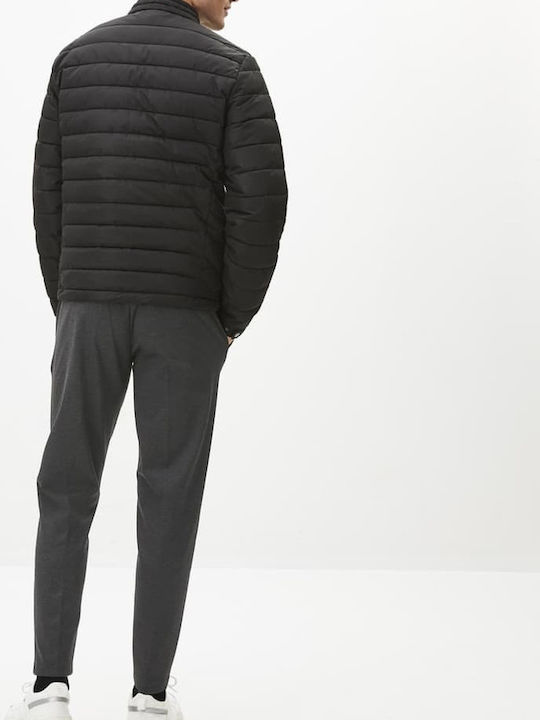 Celio Punew Geacă pentru bărbați de iarnă Puffer Black