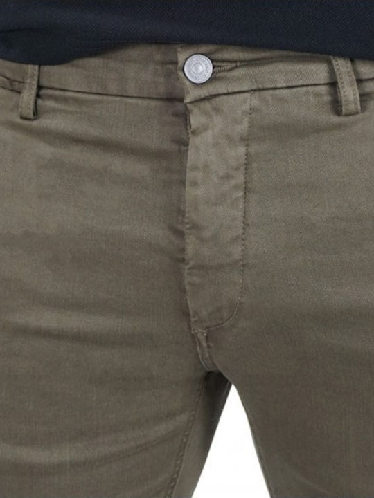 Zeumar Hyperflex Παντελόνι Chino σε Slim Εφαρμογή Πράσινο