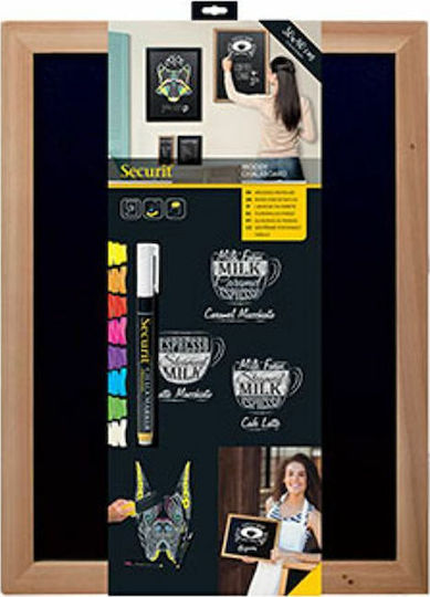Securit Panou De Scris Cu Creta De Perete 30x40cm