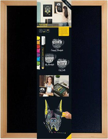 Securit Panou De Scris Cu Creta De Perete 60x40cm