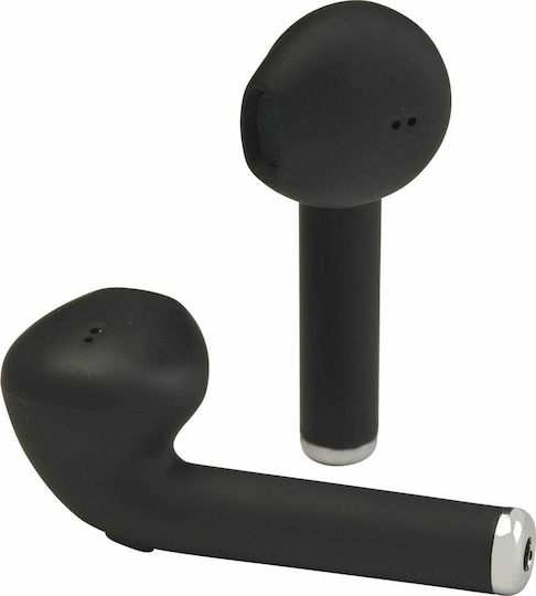 Denver TWE-46 In-ear Bluetooth Handsfree Căști cu Carcasă de Încărcare Negru