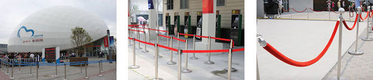 Next Systems Bariere De Siguranță Post Roșu Curea 2mx91cm SR-200