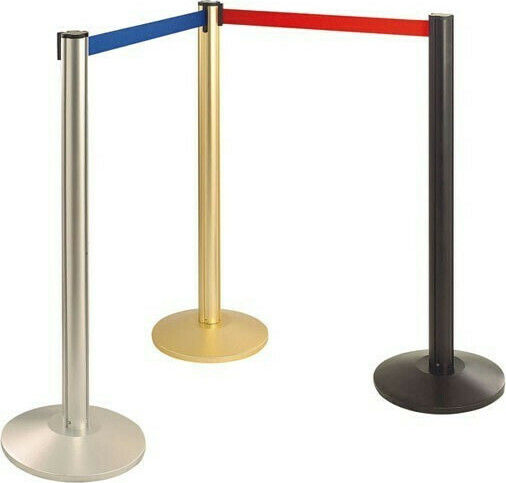 Next Systems Bariere De Siguranță Post Roșu Curea 2mx91cm SR-200