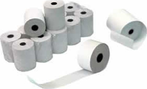 PaperRoll Χαρτοταινία Αριθμομηχανής Π57xΔ60mm με Μήκος 25m 55gr/m²