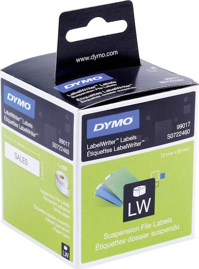 Dymo 99017 220 Self-Adhesive Label Rolls for Label Printer 50x12mm 1pcs