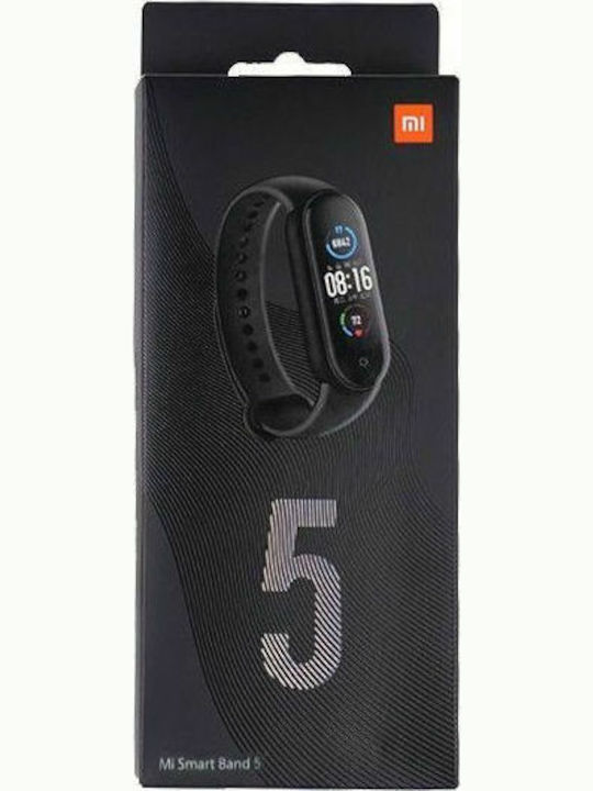 Xiaomi Mi Smart Band 5 Wasserdicht mit Pulsmesser Schwarz Schwarz