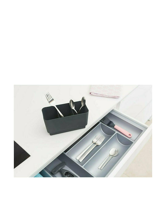 Brabantia Στραγγιστήρι Νεροχύτη Μεταλλικό Γκρι 46x20x20cm