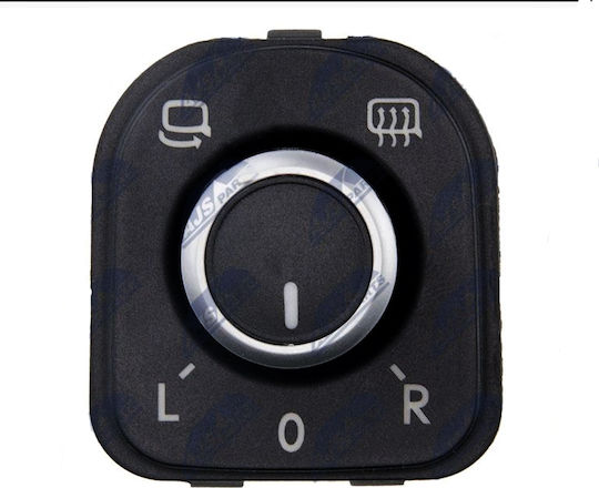 NTY Comutator oglinzi auto pentru Volkswagen Magazin online de golf / Passat / Jetta / Tiguan 6pin Negru