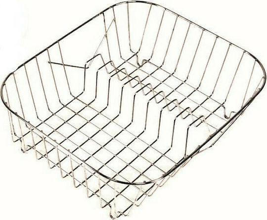 Sidirela Sită Pentru Chiuvetă Metalică Argintie 32x28x10.5cm