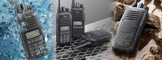 Icom IC-F1000T Ασύρματος Πομποδέκτης UHF/VHF 5W με Μονόχρωμη Οθόνη