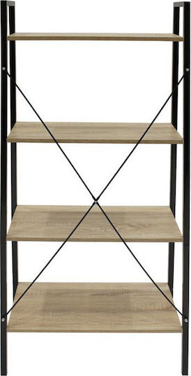 Brown Bookcase 60x32.5x148cm