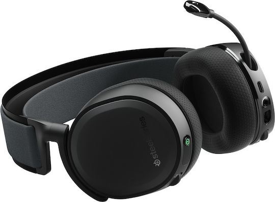 SteelSeries Arctis 7+ Ασύρματο Over Ear Gaming Headset με σύνδεση USB